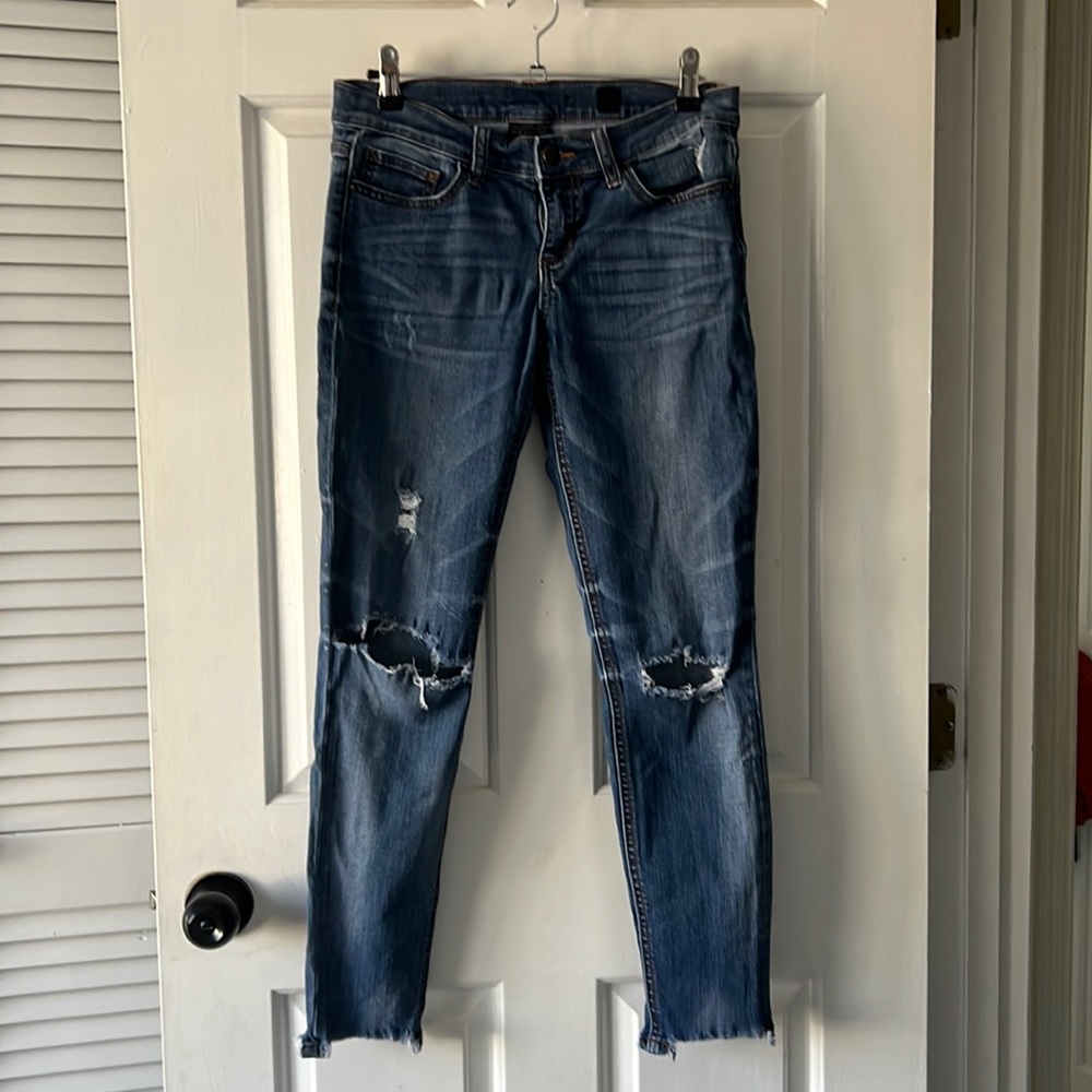 SP Black distressed denim